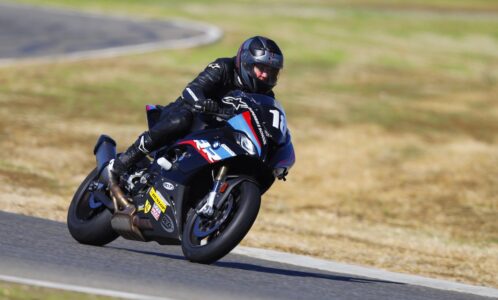 An (almost) little old lady at California Superbike School